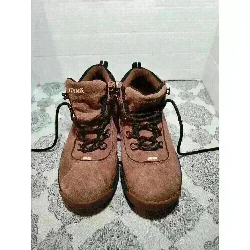 EUC Ryka Terrain‎ Brown Suede Boots K28002WJB Ladies Size US 7M
